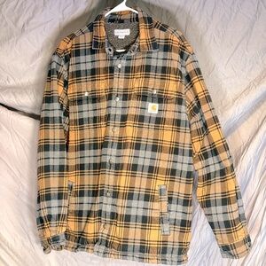 Carhartt Sherpa Lined Flannel Jacket